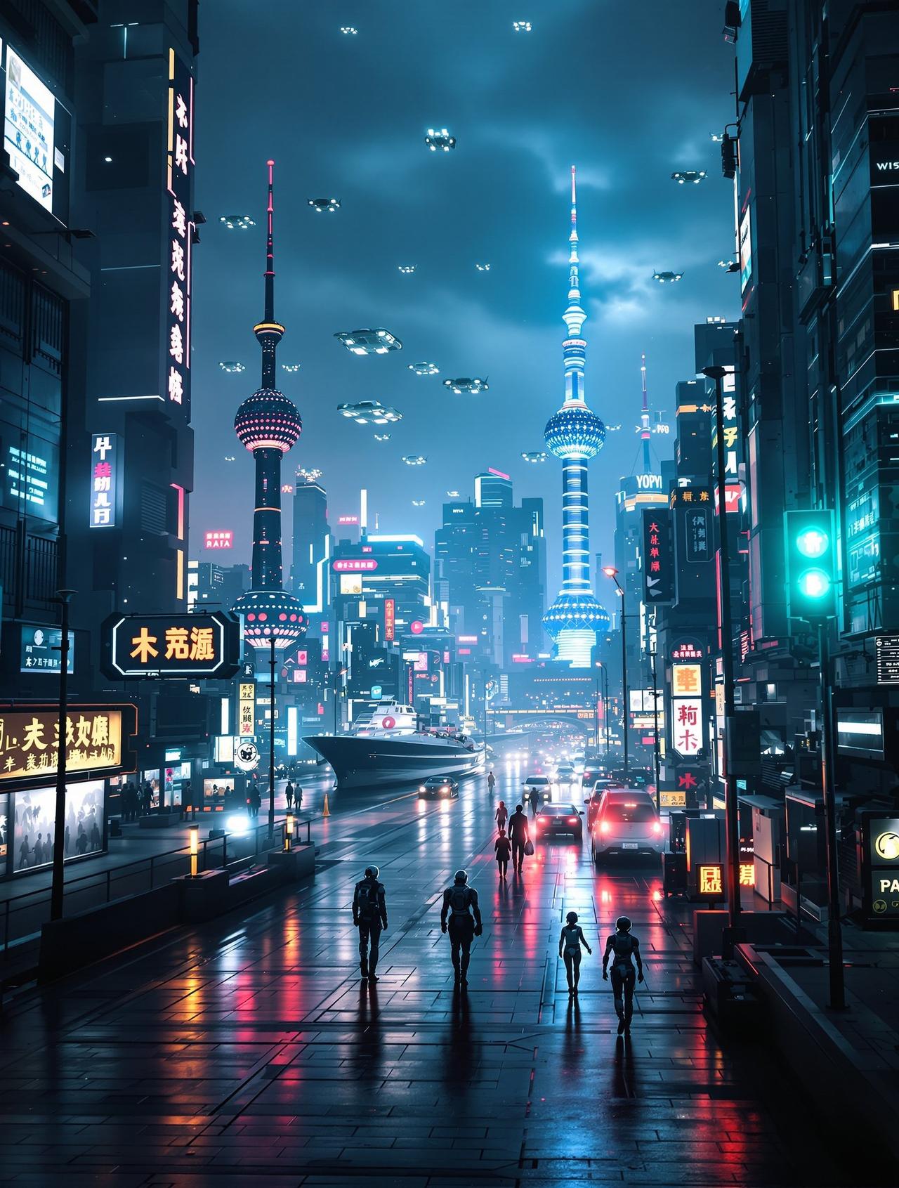 未来都市 - 科幻电影海报 - 影视平台高清作品